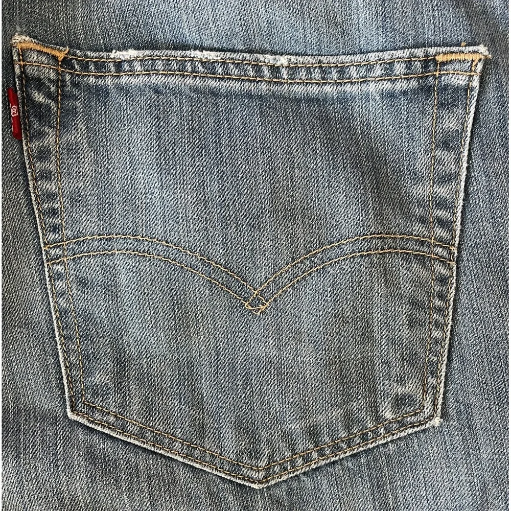 Levis 559 38x30 Relaxed Straight Blue Stone Wash  Denim 100% Cotton - Picture 7 of 10